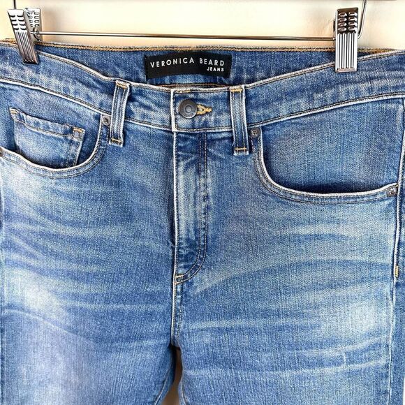 Veronica Beard Ines Girlfriend 10.75 in Blue Denim Jeans Sz 29 Read - Picture 3 of 8